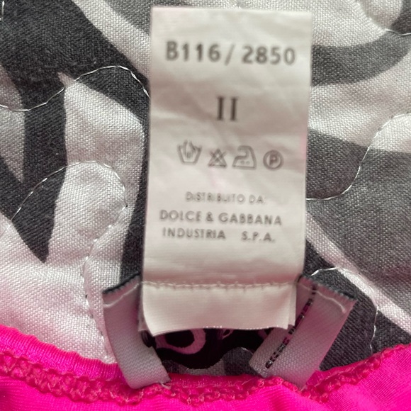 Vintage Dolce & Gabbana pink bikini Italian size 2 - Picture 6 of 11